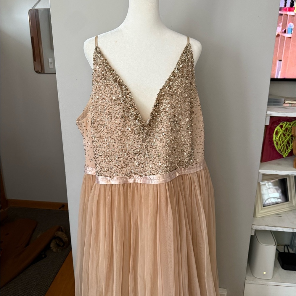 BHLDN Avery embellished Maxi Dress sz. 24